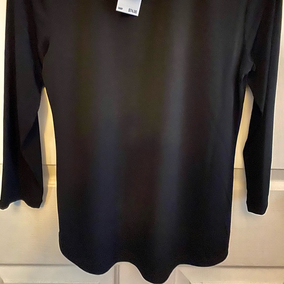 Michael Kors~ Black~ 3/4 sleeve~ Top - Picture 3 of 4